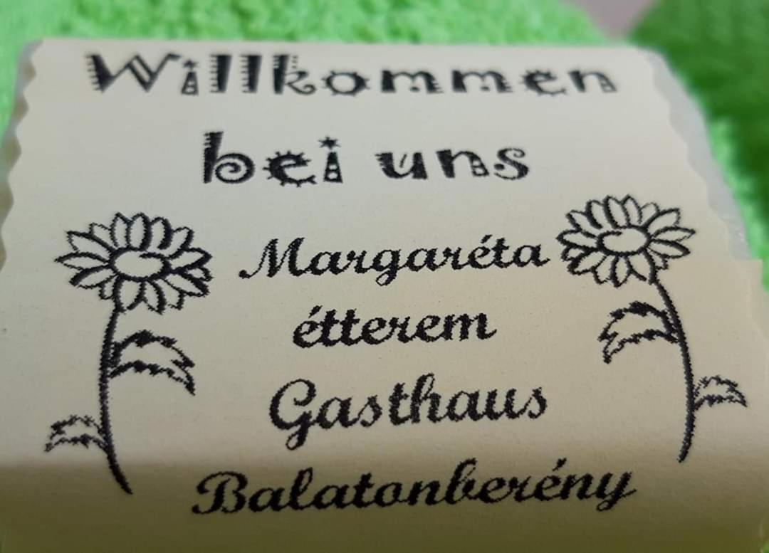 Margareta Etterem Es Vendeghaz Gasthaus Balatonberény Exterior photo